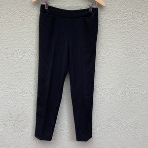 Diana Slavin XS black wool slim leg trousers